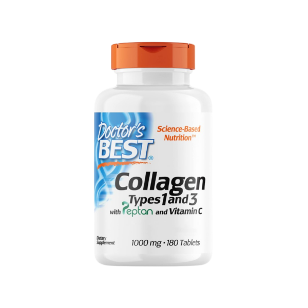 DOCTORS BEST COLLAGEN TYPES 1 ET 3 ET VIT C 180 CA