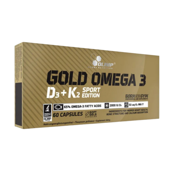 OLIMP GOLD OMEGA 3 D3+K2 60 CAPS