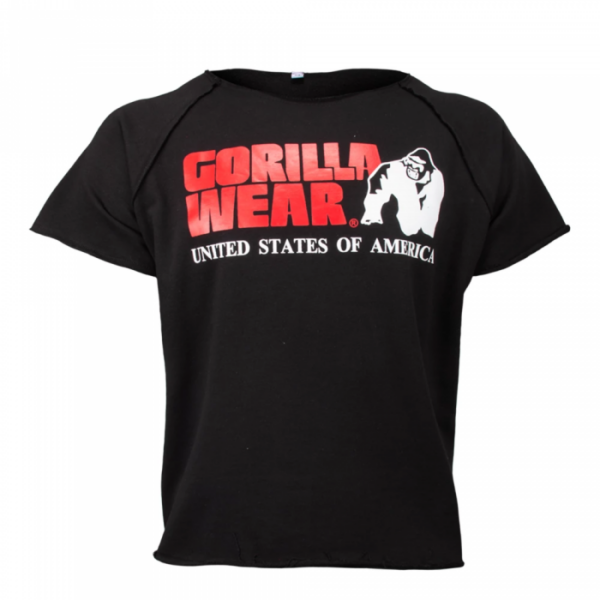 GORILLA T-SHIRT WORK OUT BLACK S/M