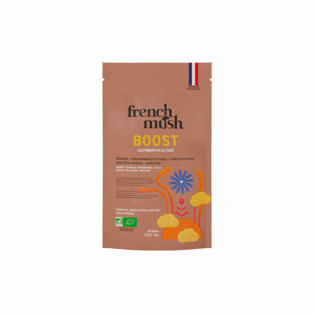 Substitut de café boost de la marque French Mush